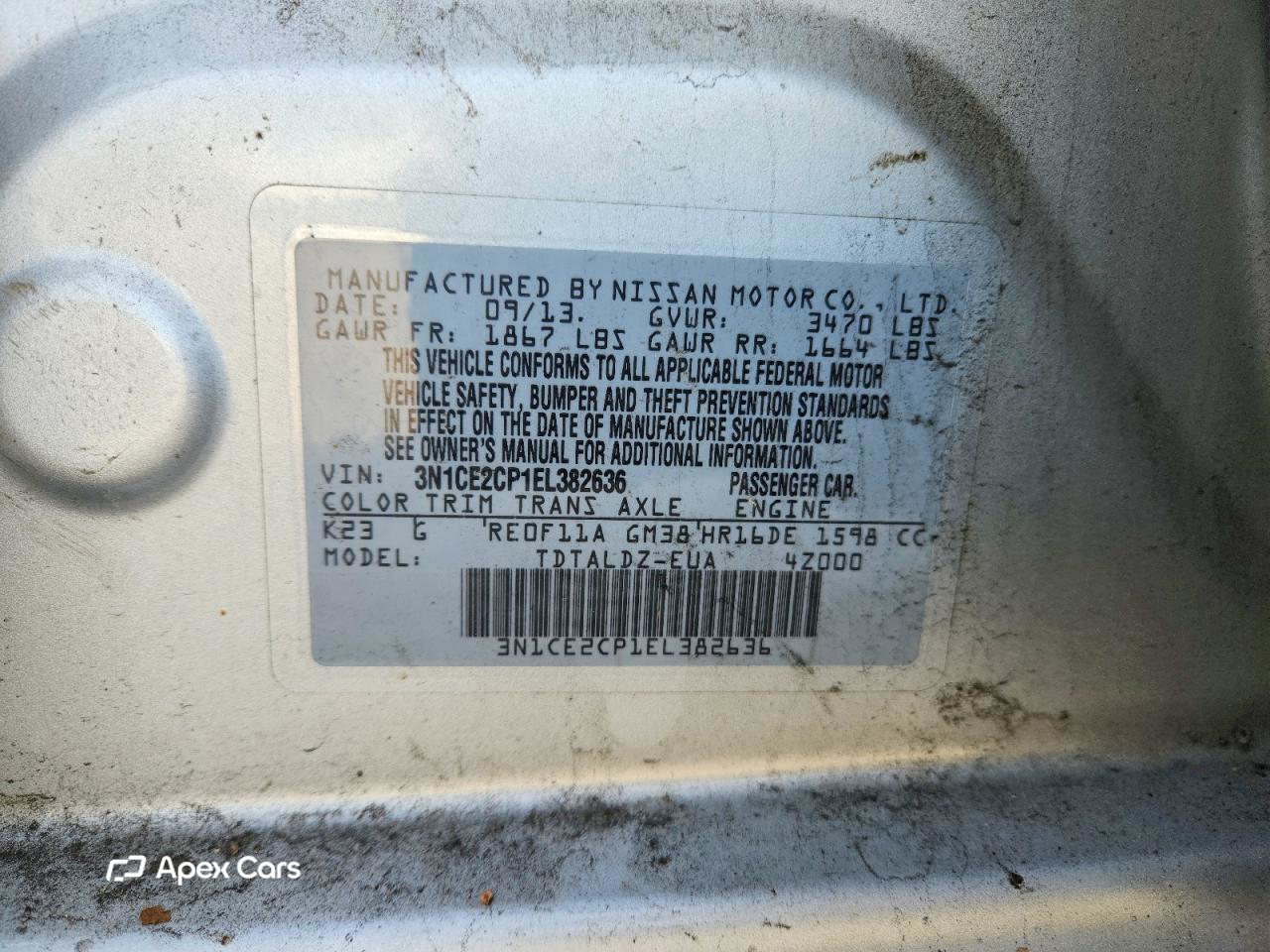 Nissan Versa 2014