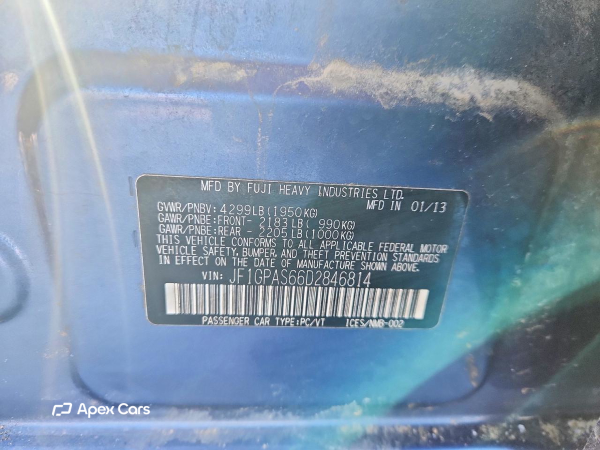 Subaru Impreza 2013