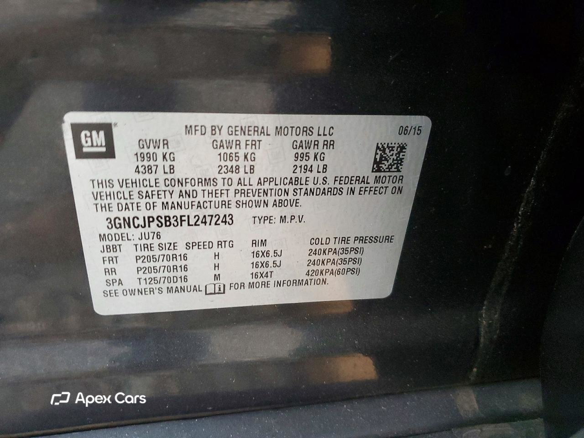 Chevrolet Trax 2015