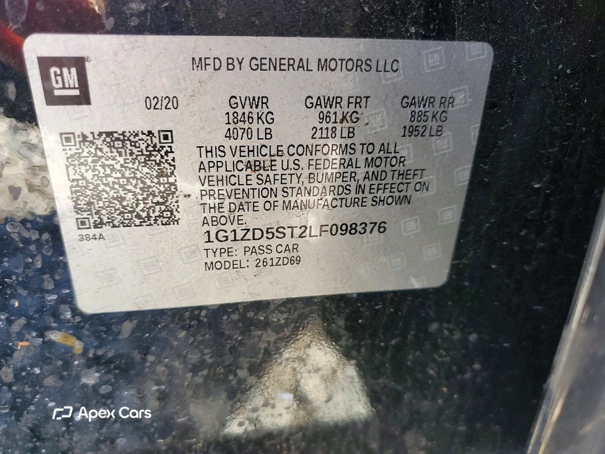 Chevrolet Malibu 2020