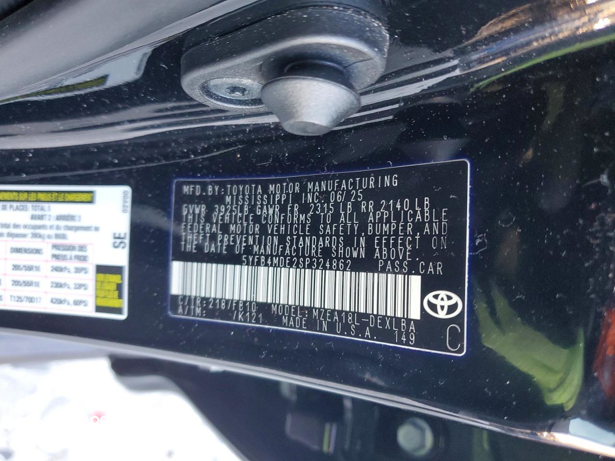 Toyota Corolla 2025