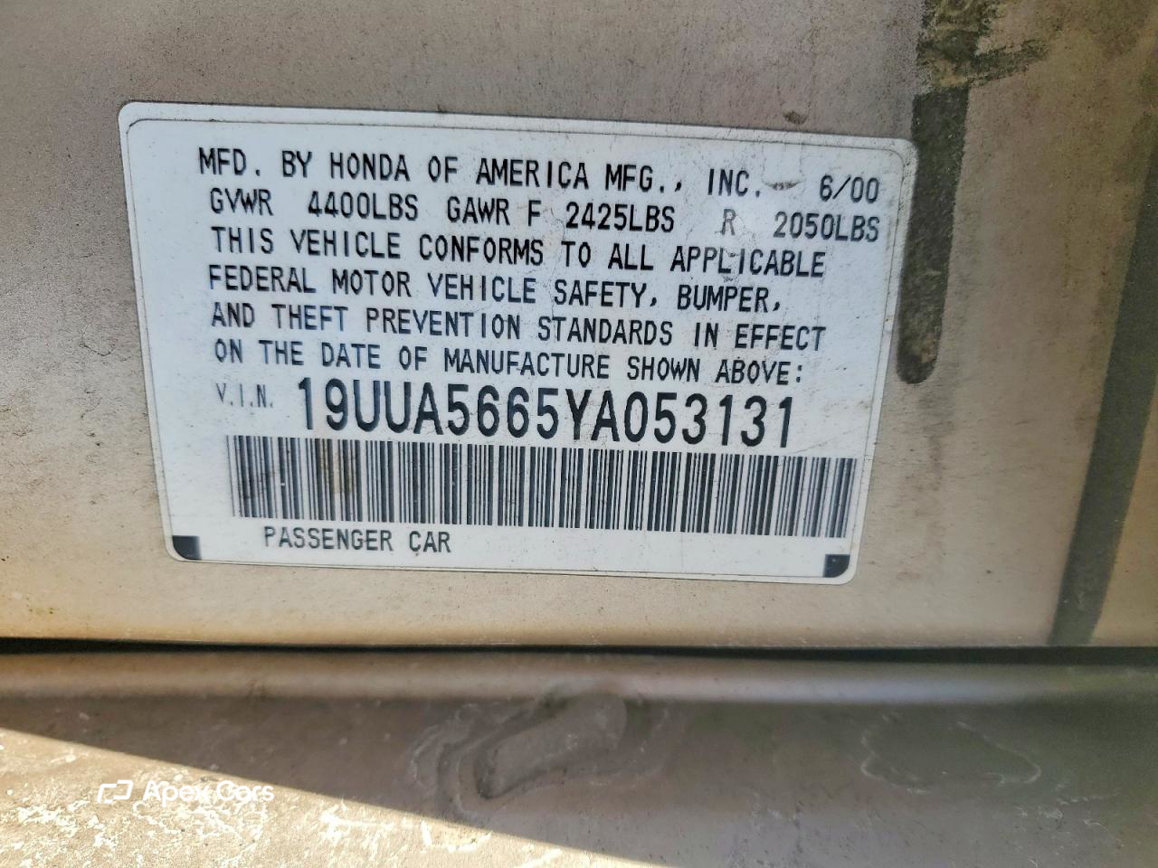 Acura TL 2000