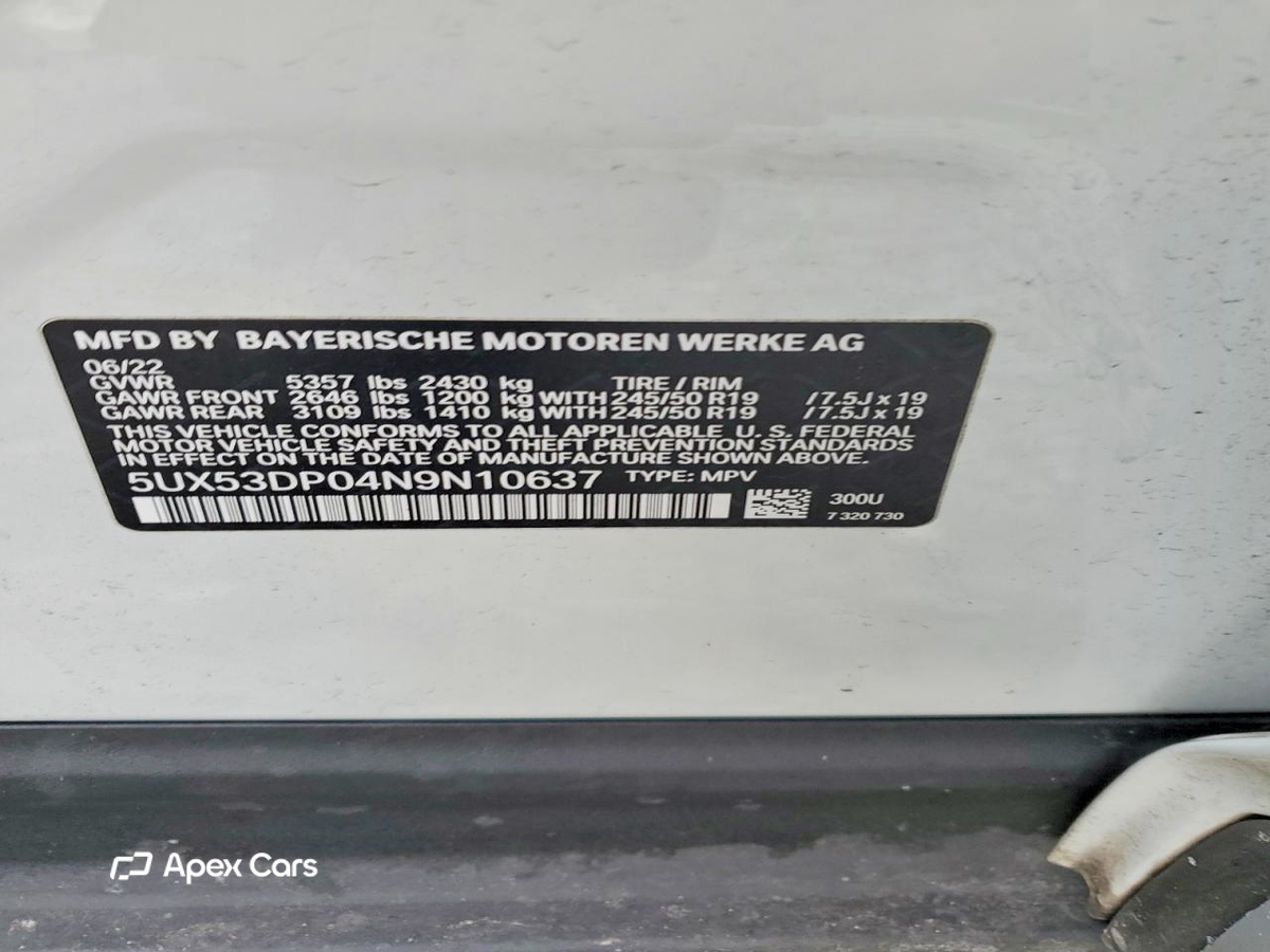 BMW X3 2022