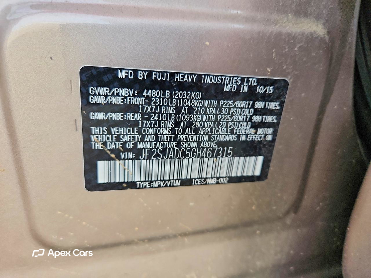 Subaru Forester 2016