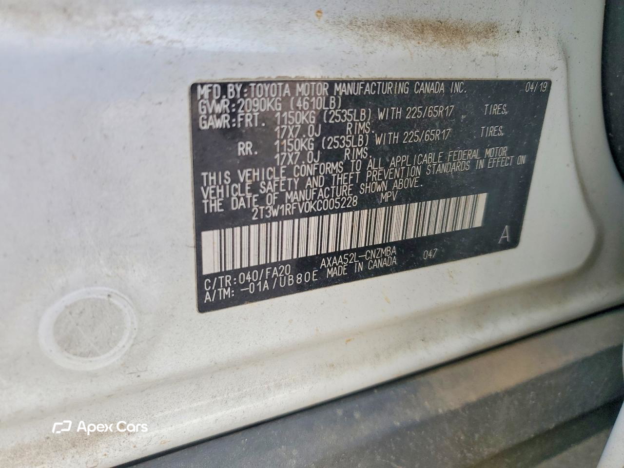 Toyota RAV 4 2019