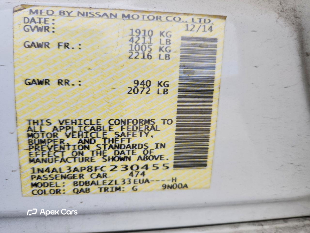 Nissan Altima 2015