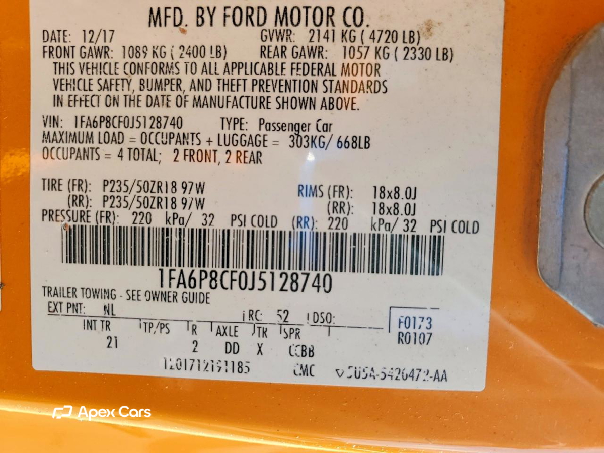 Ford Mustang 2018