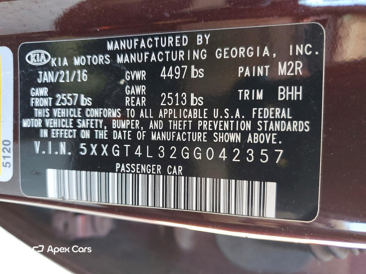 Kia Optima 2016