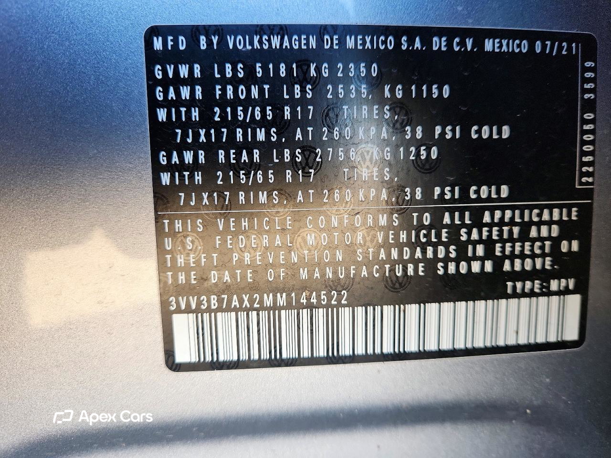 Volkswagen Tiguan 2021