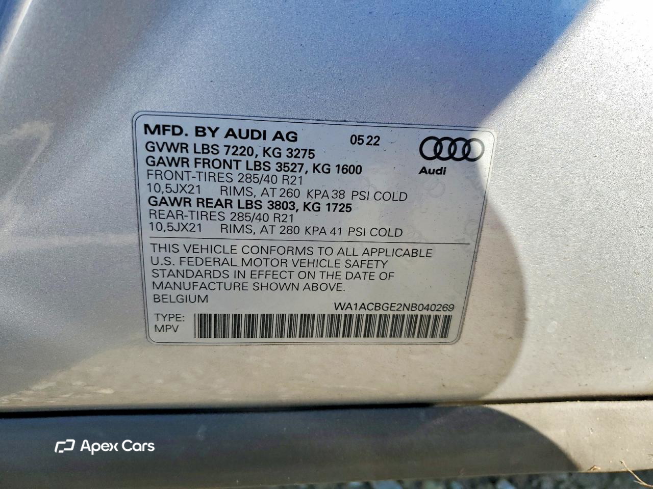 Audi e-tron S 2022