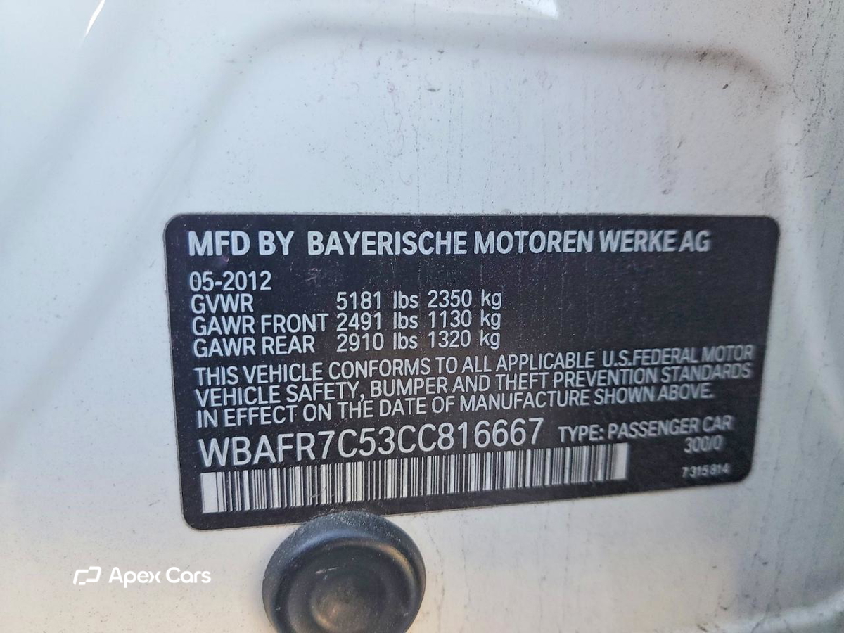 BMW Series 5 2012