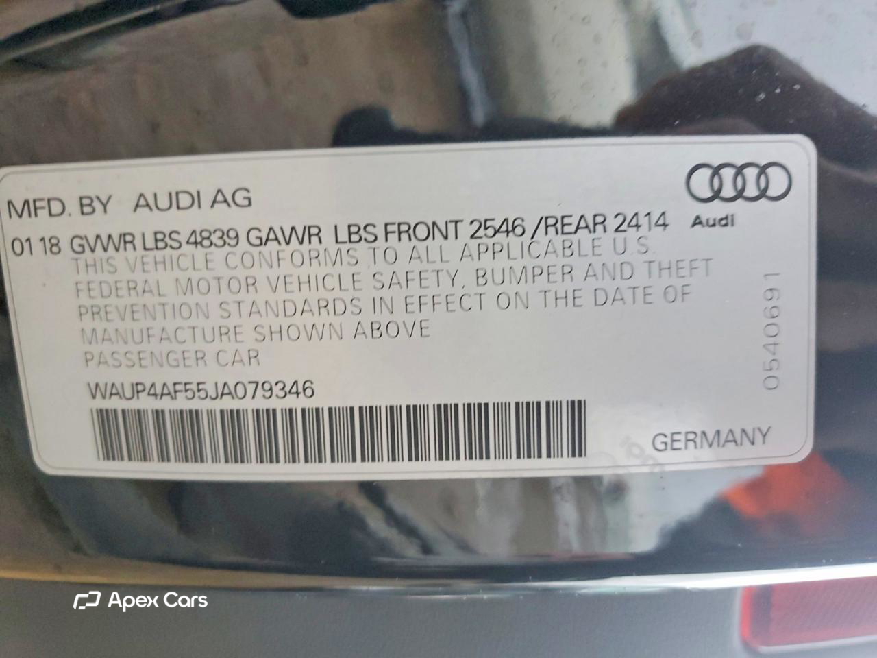 Audi S5 2018