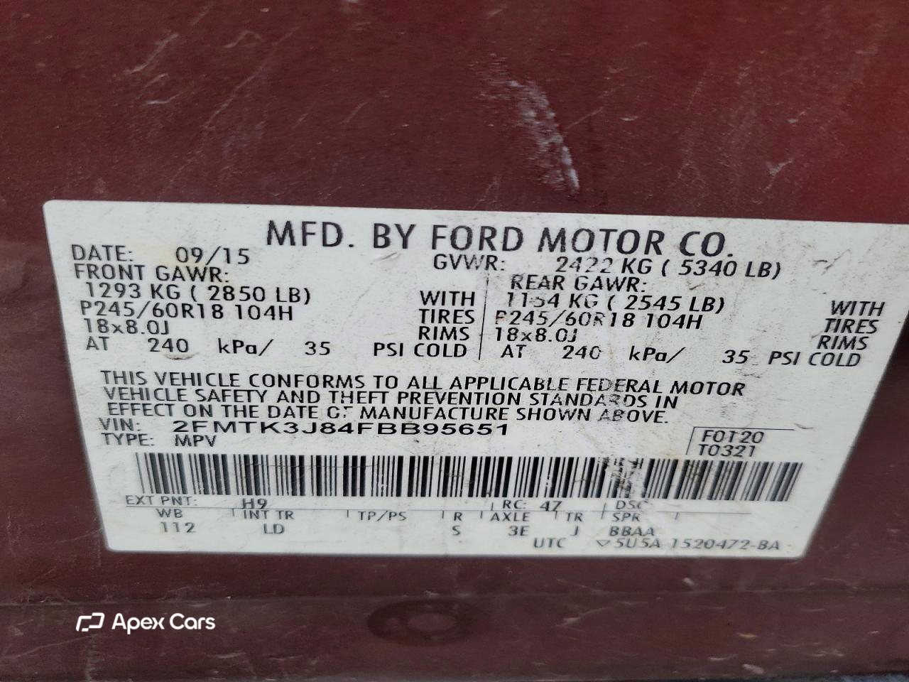Ford Edge 2015