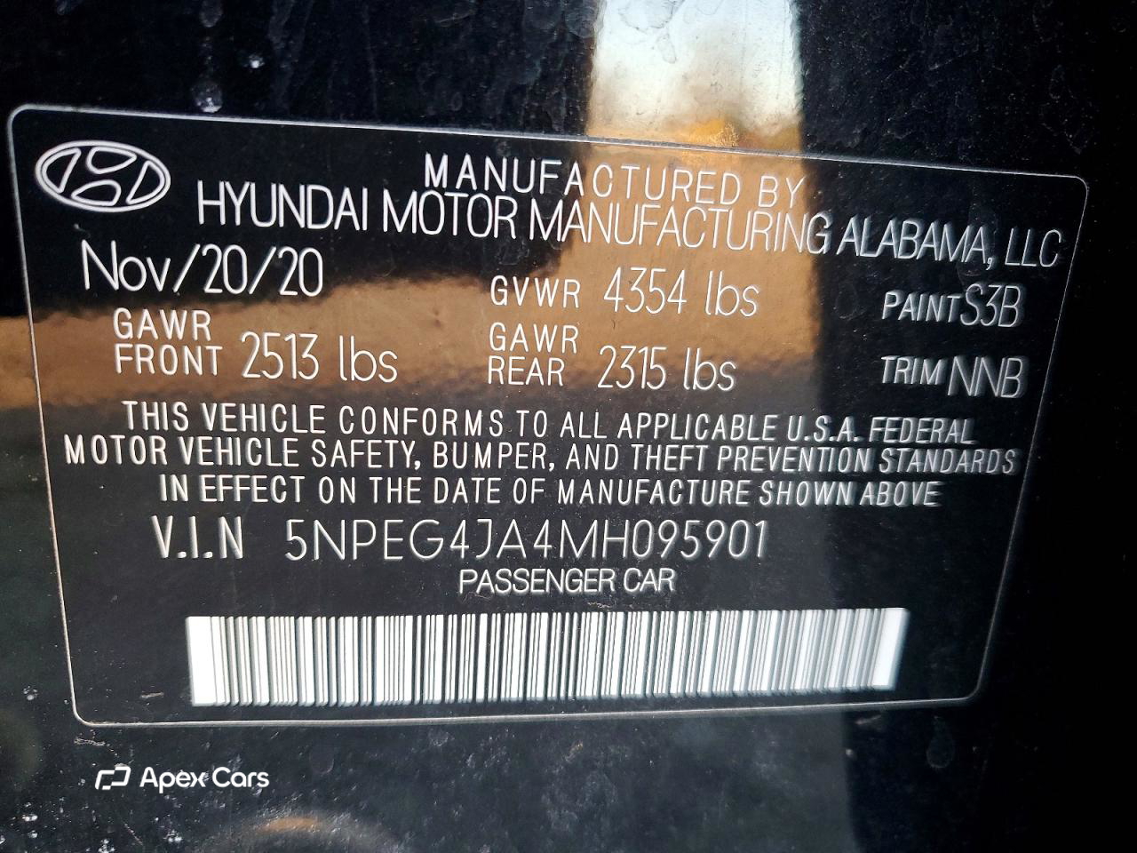 Hyundai Sonata 2021