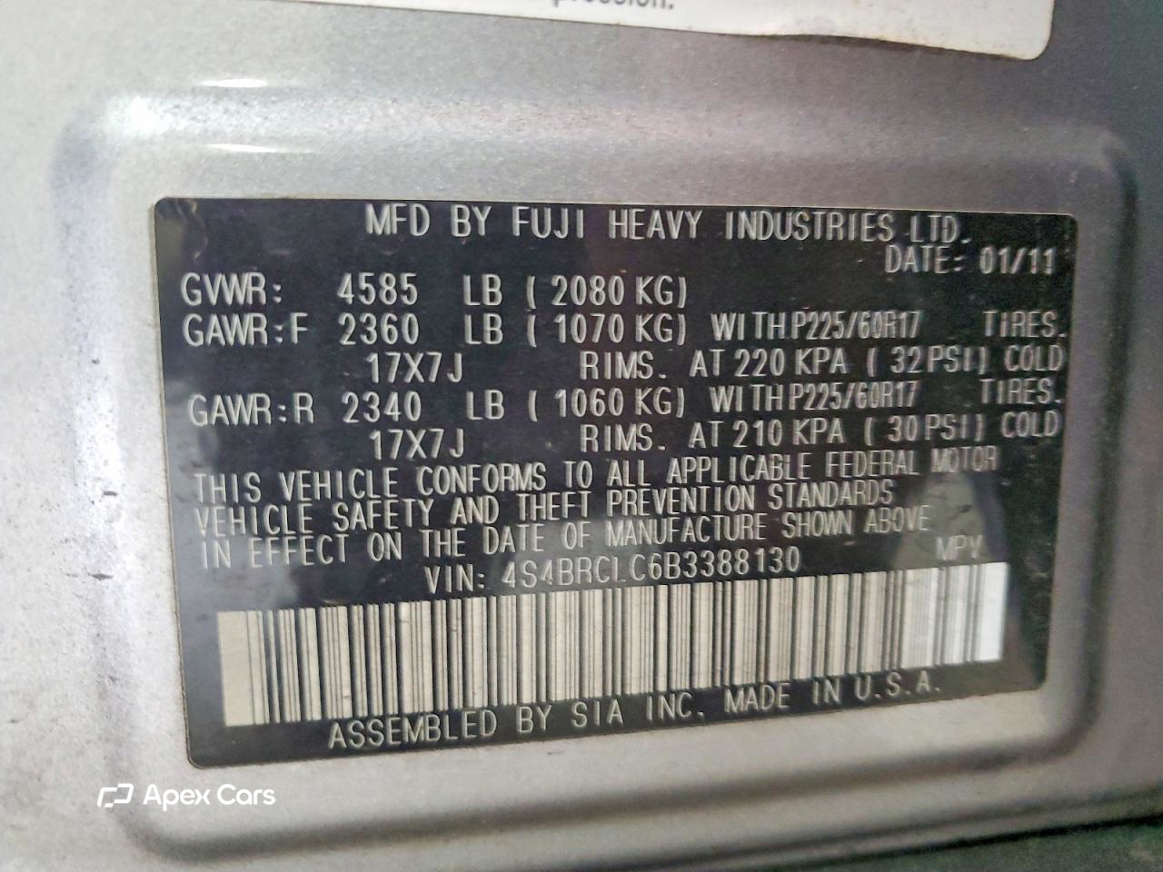 Subaru Outback 2011