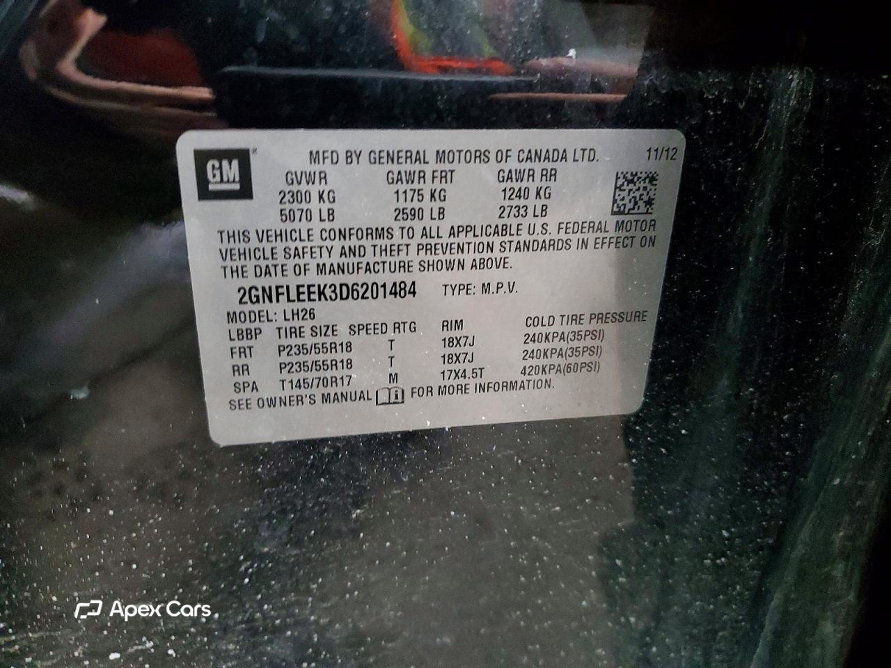 Chevrolet Equinox 2013