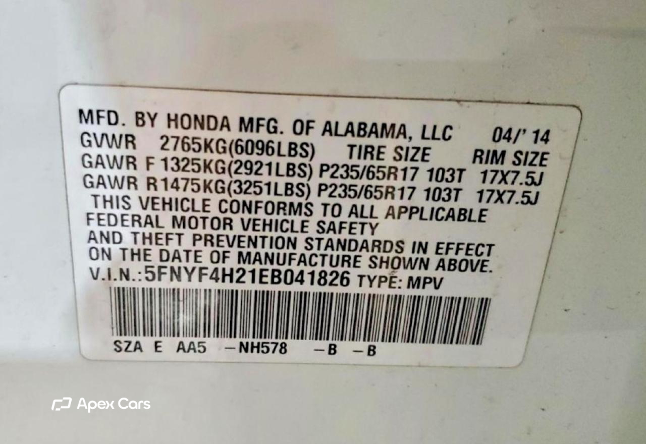 Honda Pilot 2014