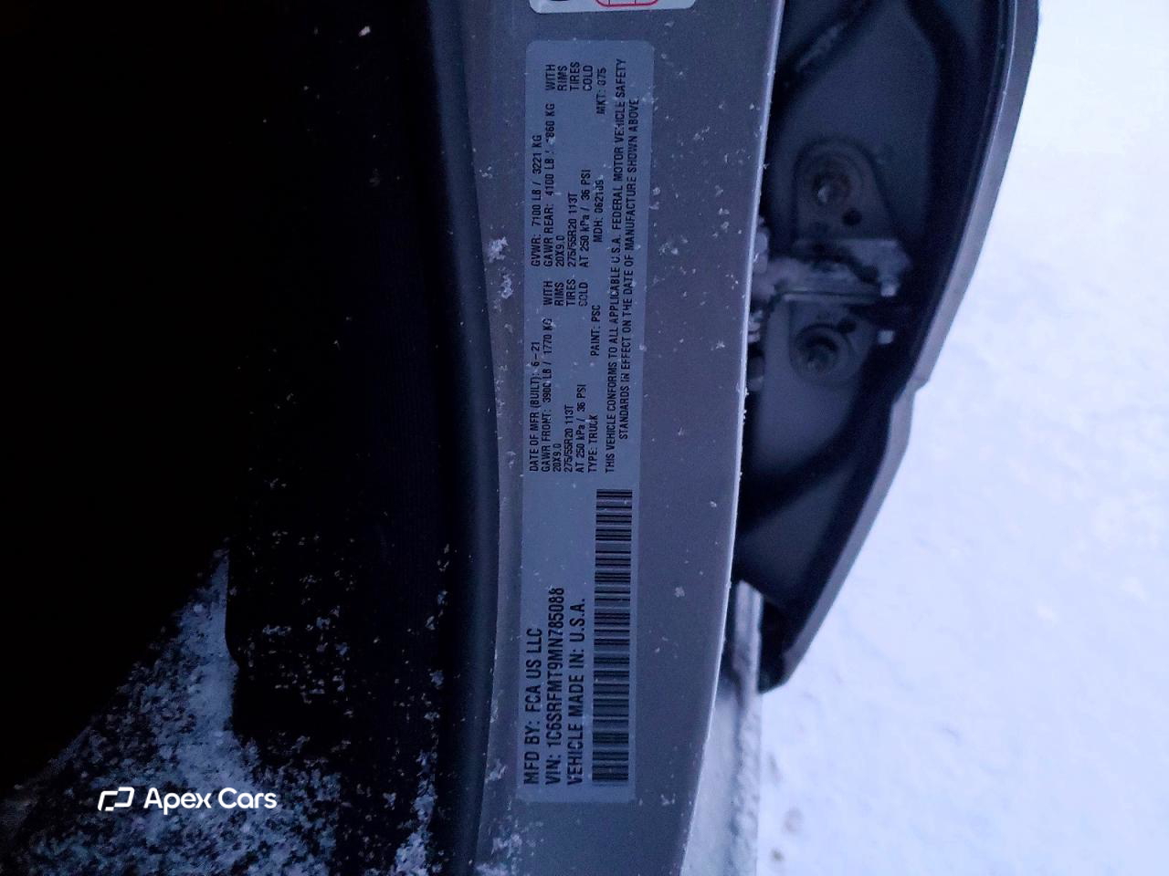 RAM 1500 2021