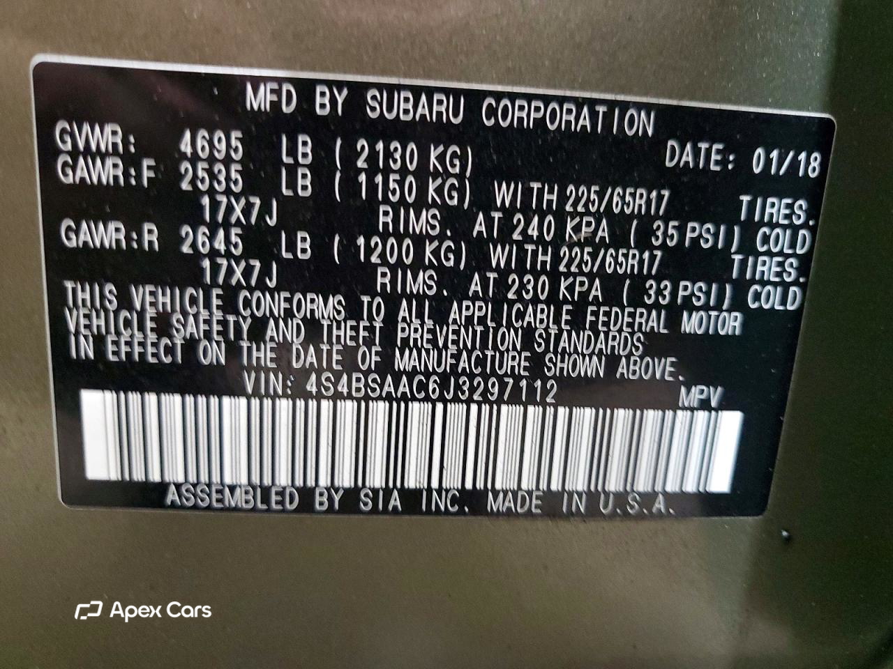 Subaru Outback 2018