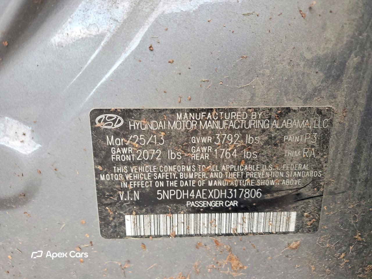 Hyundai Elantra 2013