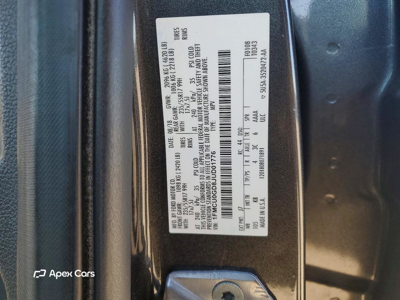 Ford Escape 2018