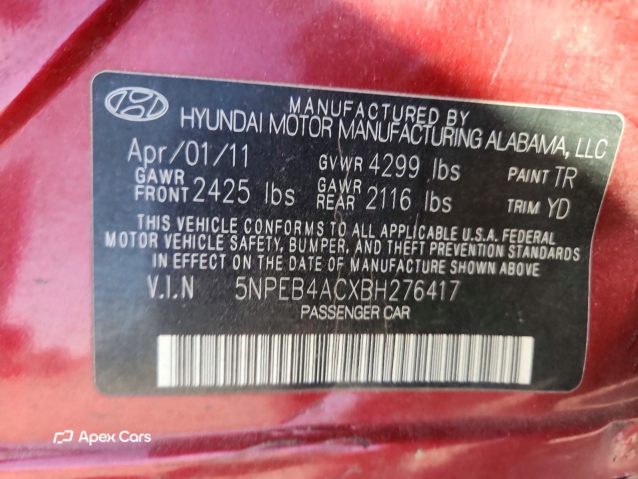 Hyundai Sonata 2011