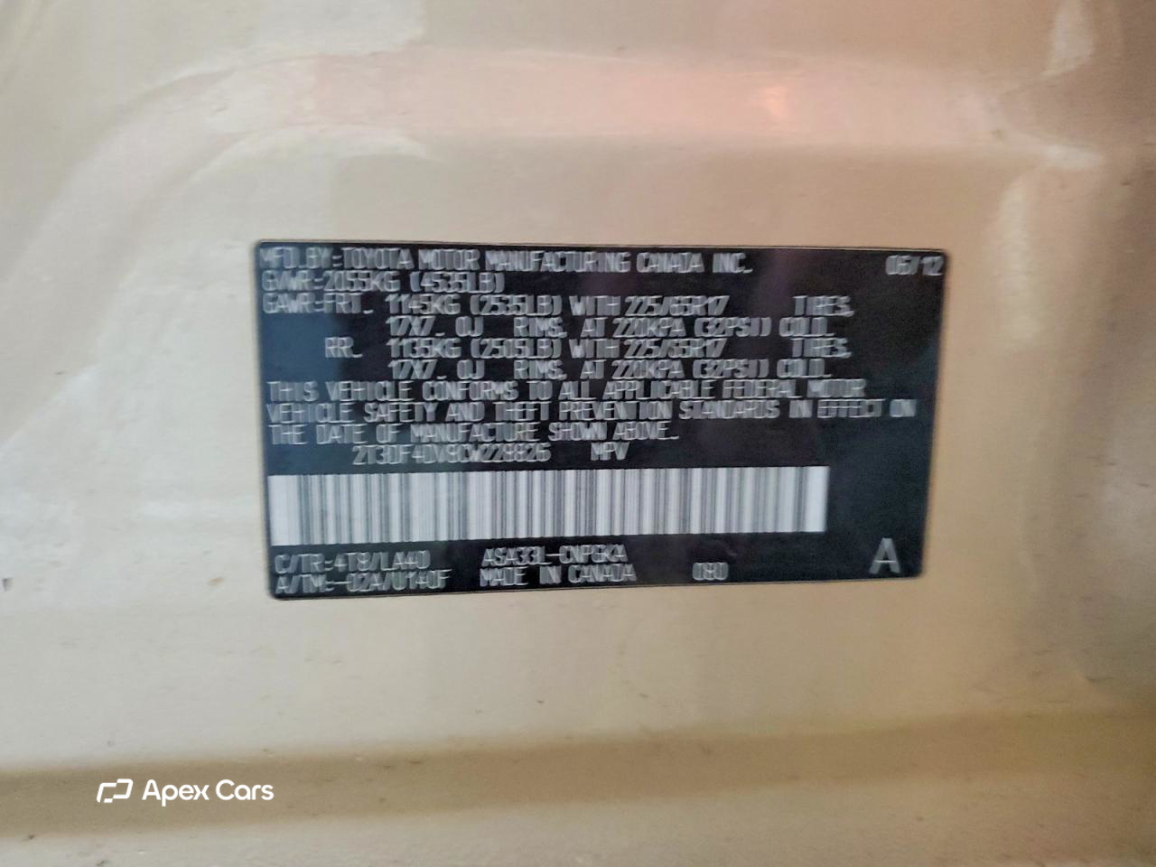 Toyota RAV 4 2012