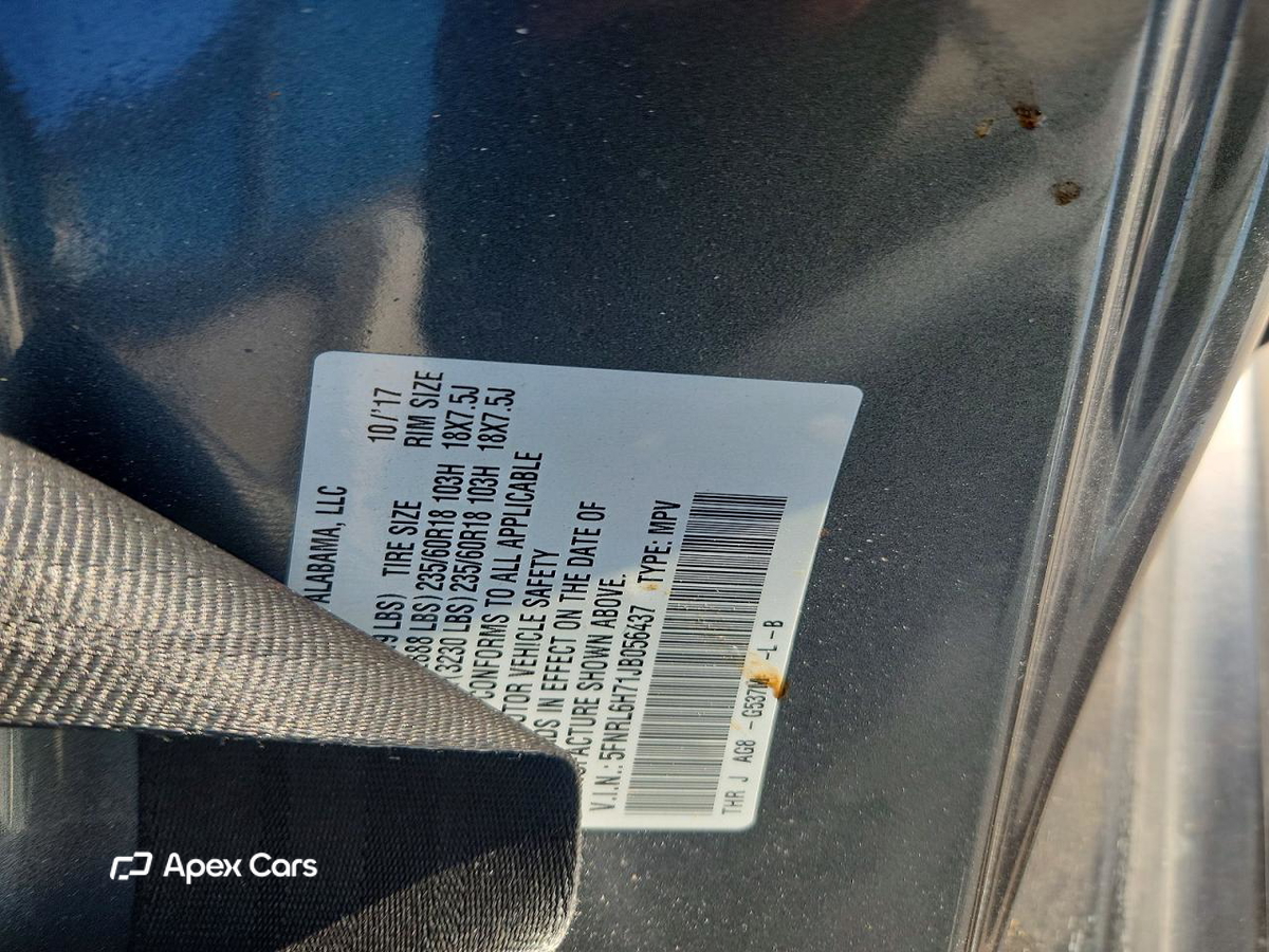 Honda Odyssey 2018