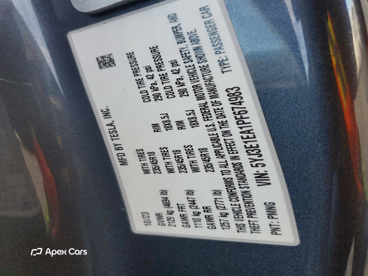 Tesla Model 3 2023