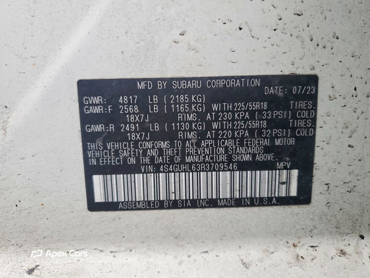 Subaru XV 2024