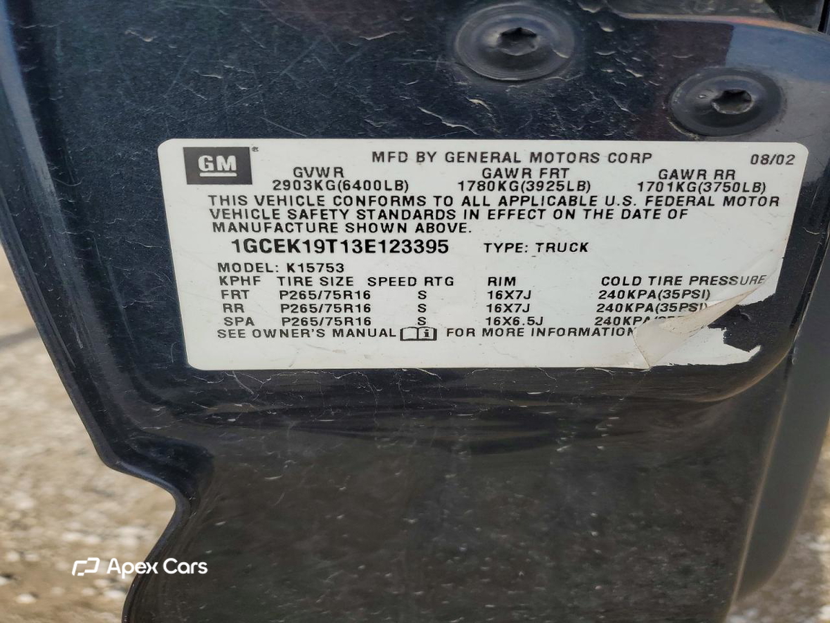 Chevrolet Silverado 2003