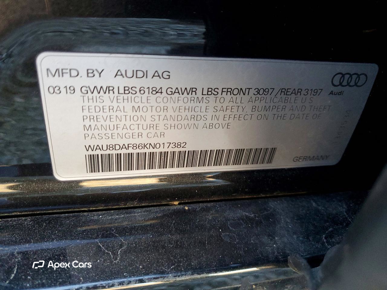 Audi A8 2019