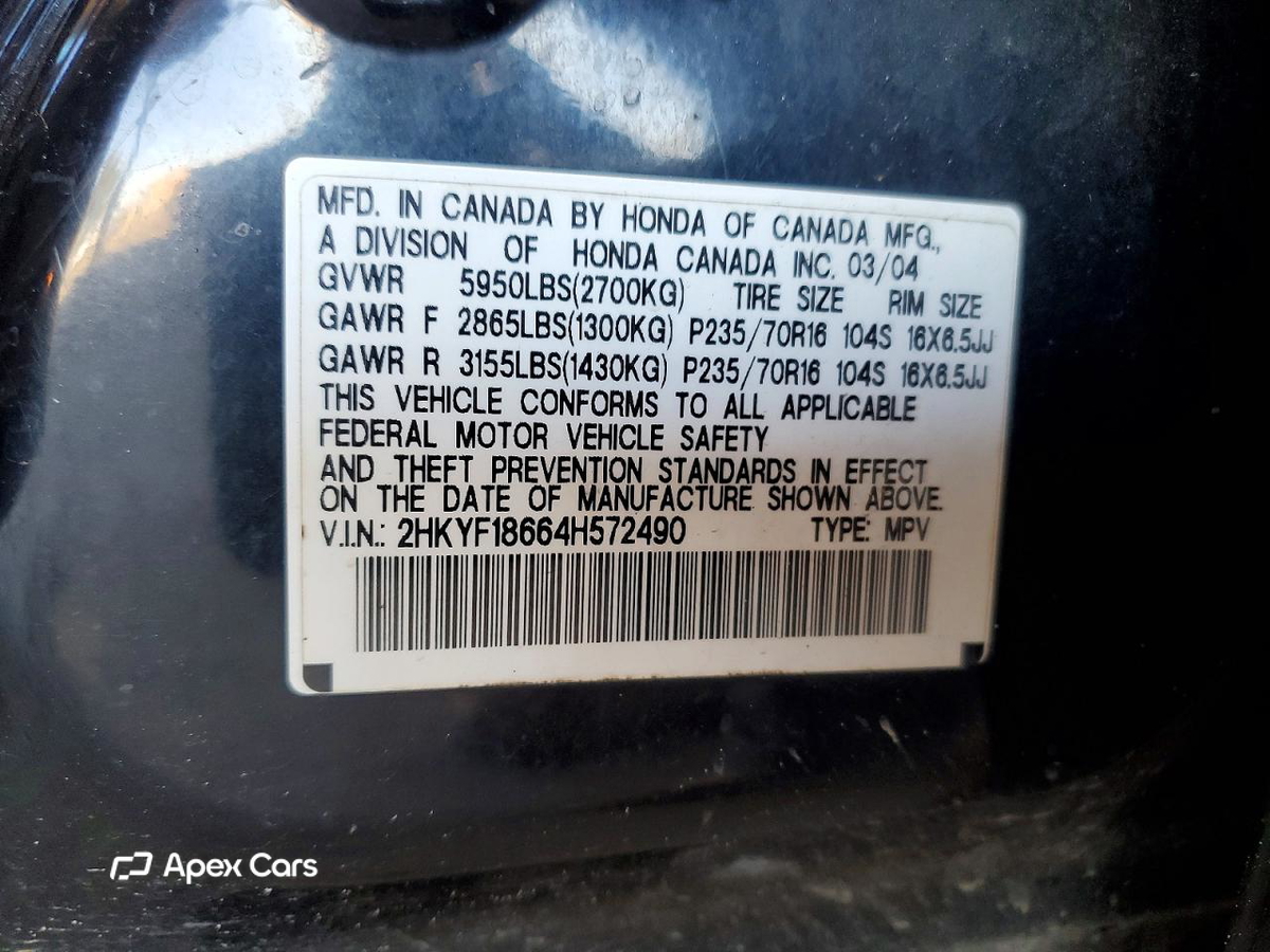 Honda Pilot 2004