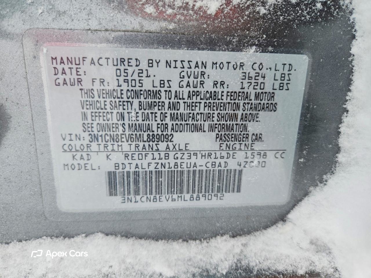 Nissan Versa 2021