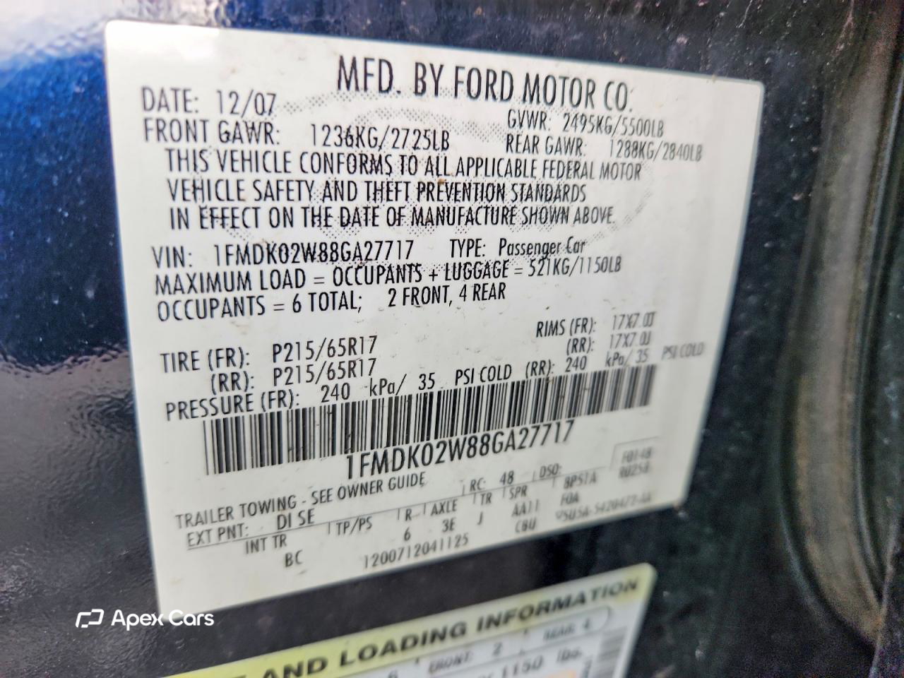 Ford Taurus 2008