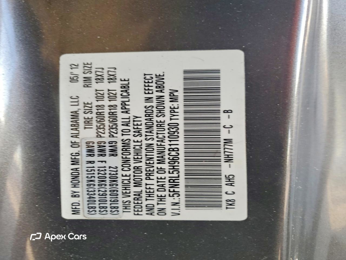 Honda Odyssey 2012