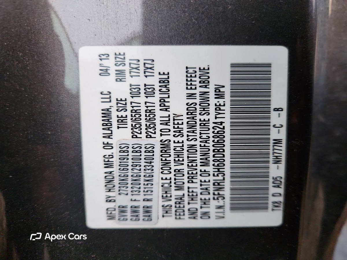 Honda Odyssey 2013