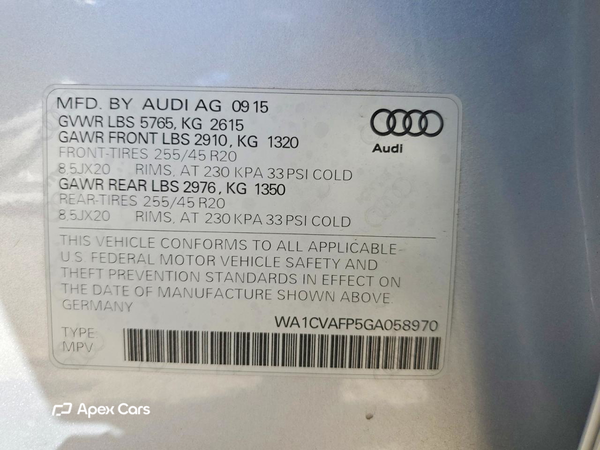 Audi Q5 2016