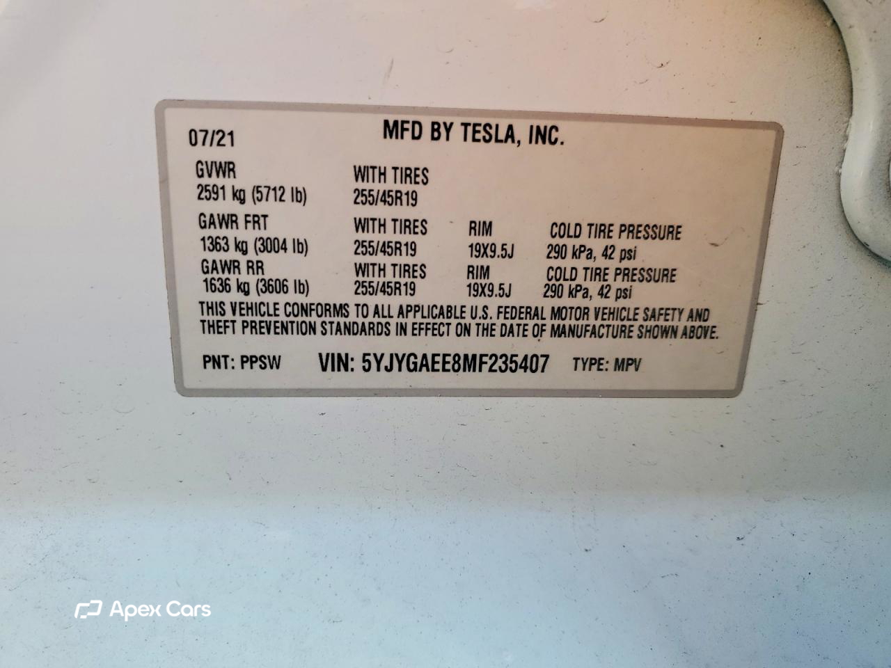 Tesla Model Y 2021