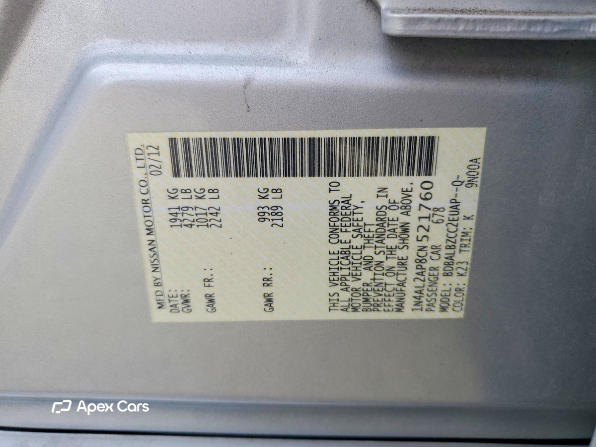 Nissan Altima 2012