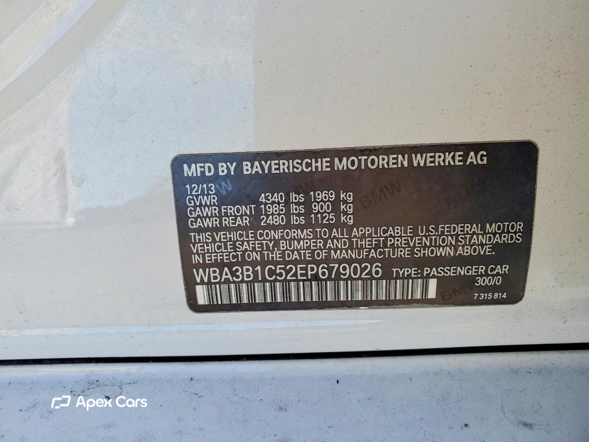 BMW Series 3 2014