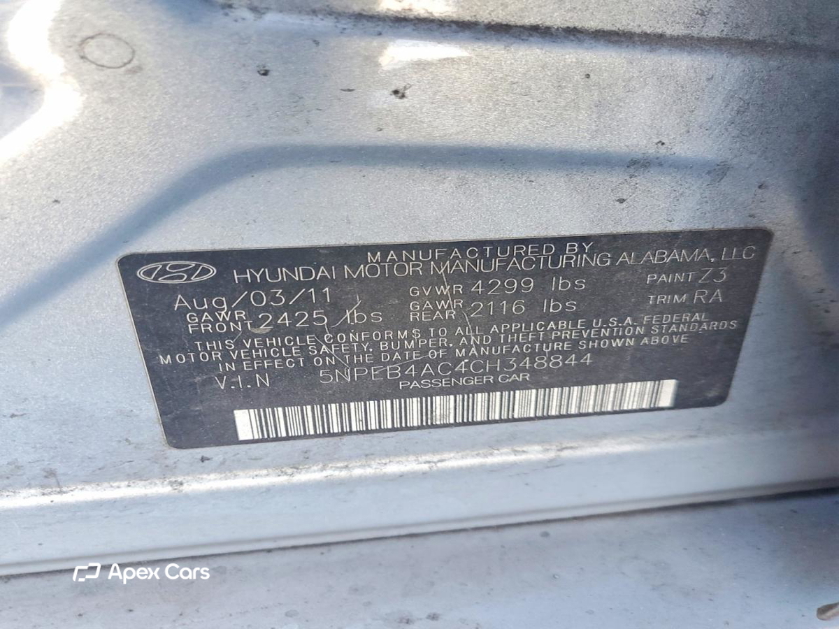 Hyundai Sonata 2012