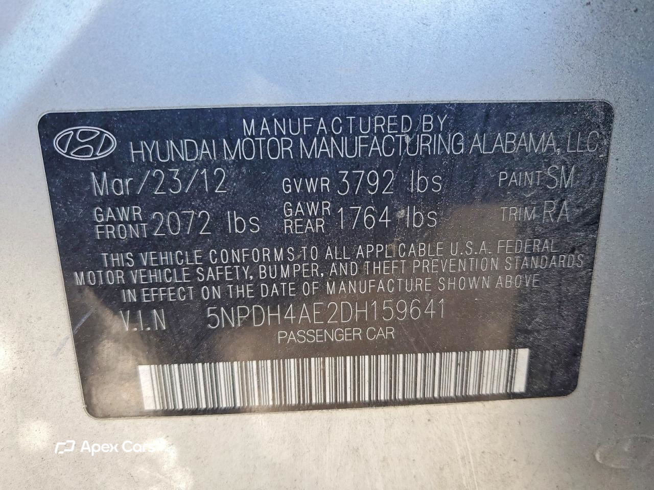 Hyundai Elantra 2013