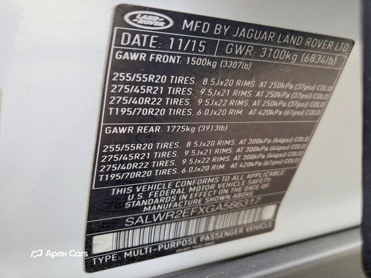 Land Rover Range Rover 2016