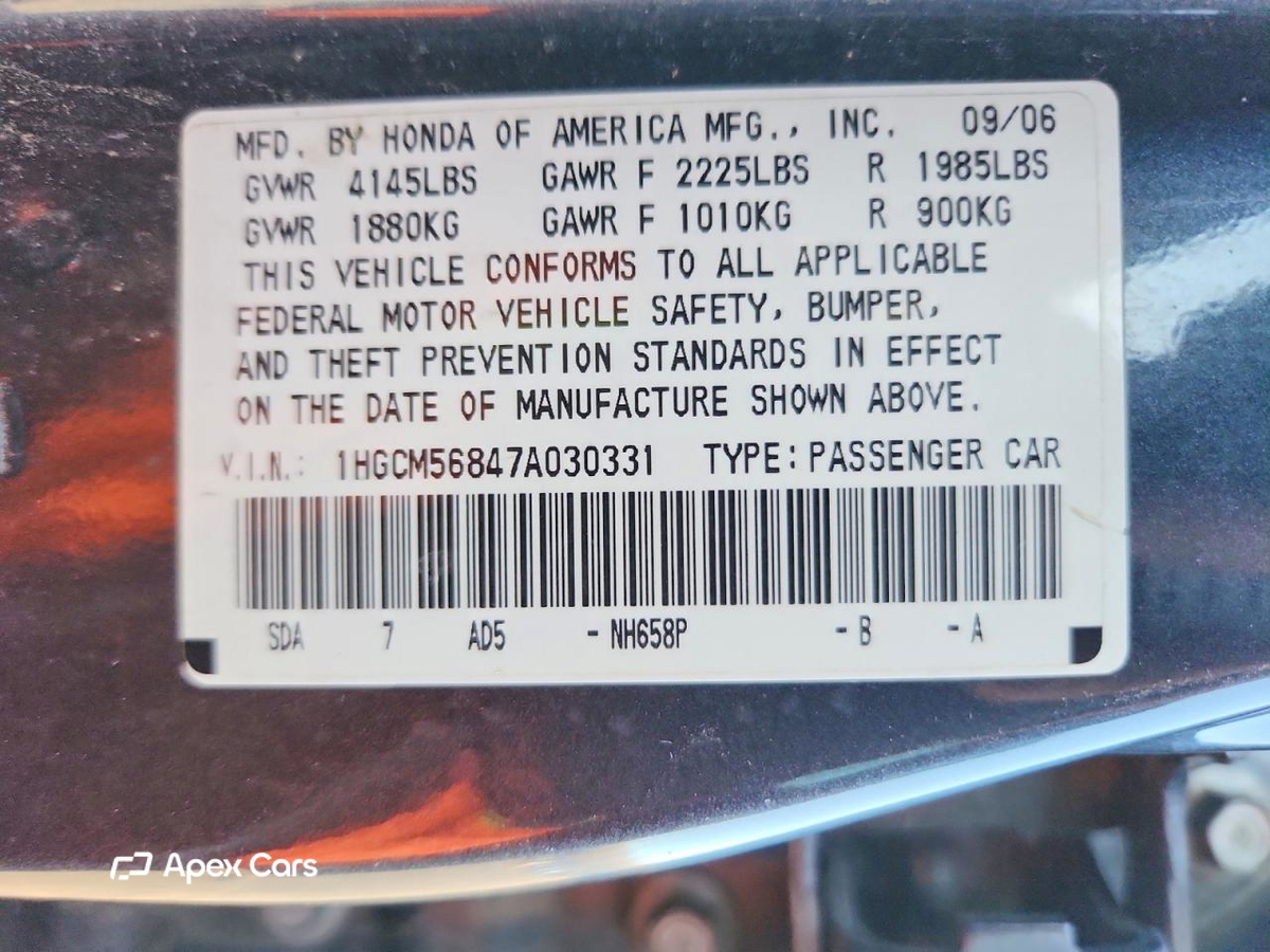 Honda Accord 2007