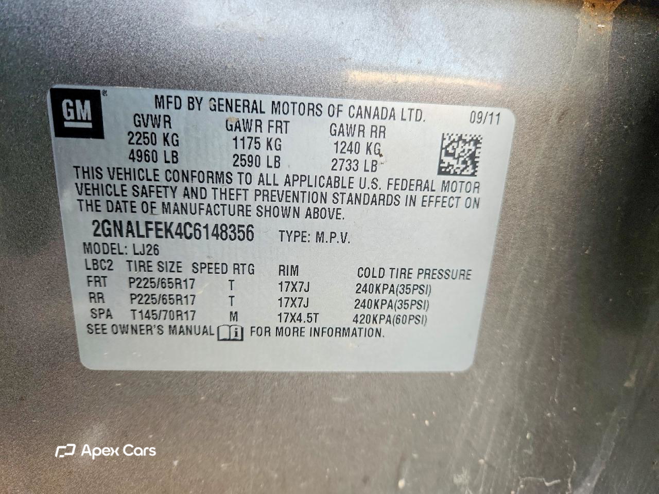 Chevrolet Equinox 2012