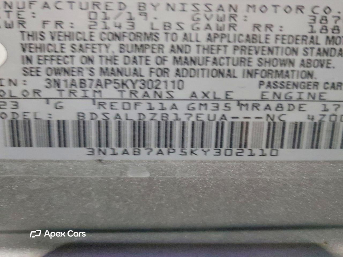 Nissan Sentra 2019