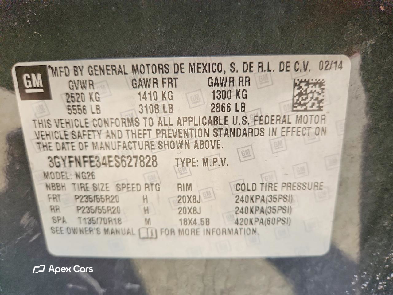 Cadillac SRX 2014