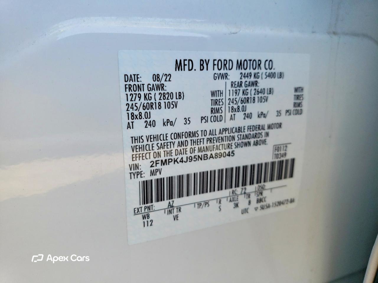 Ford Edge 2022