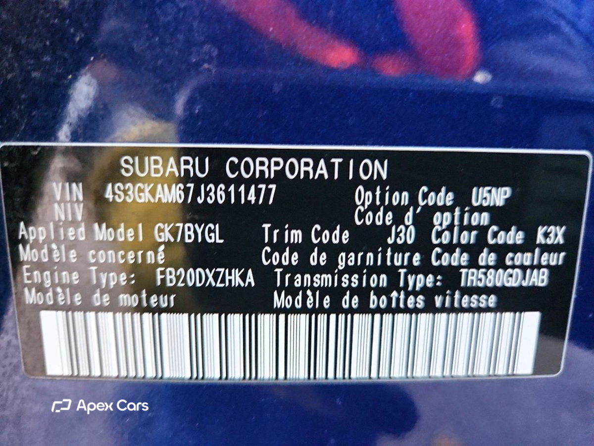 Subaru Impreza 2018